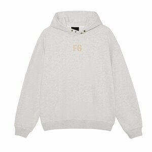 Fear of God Essentials FG on the chest
